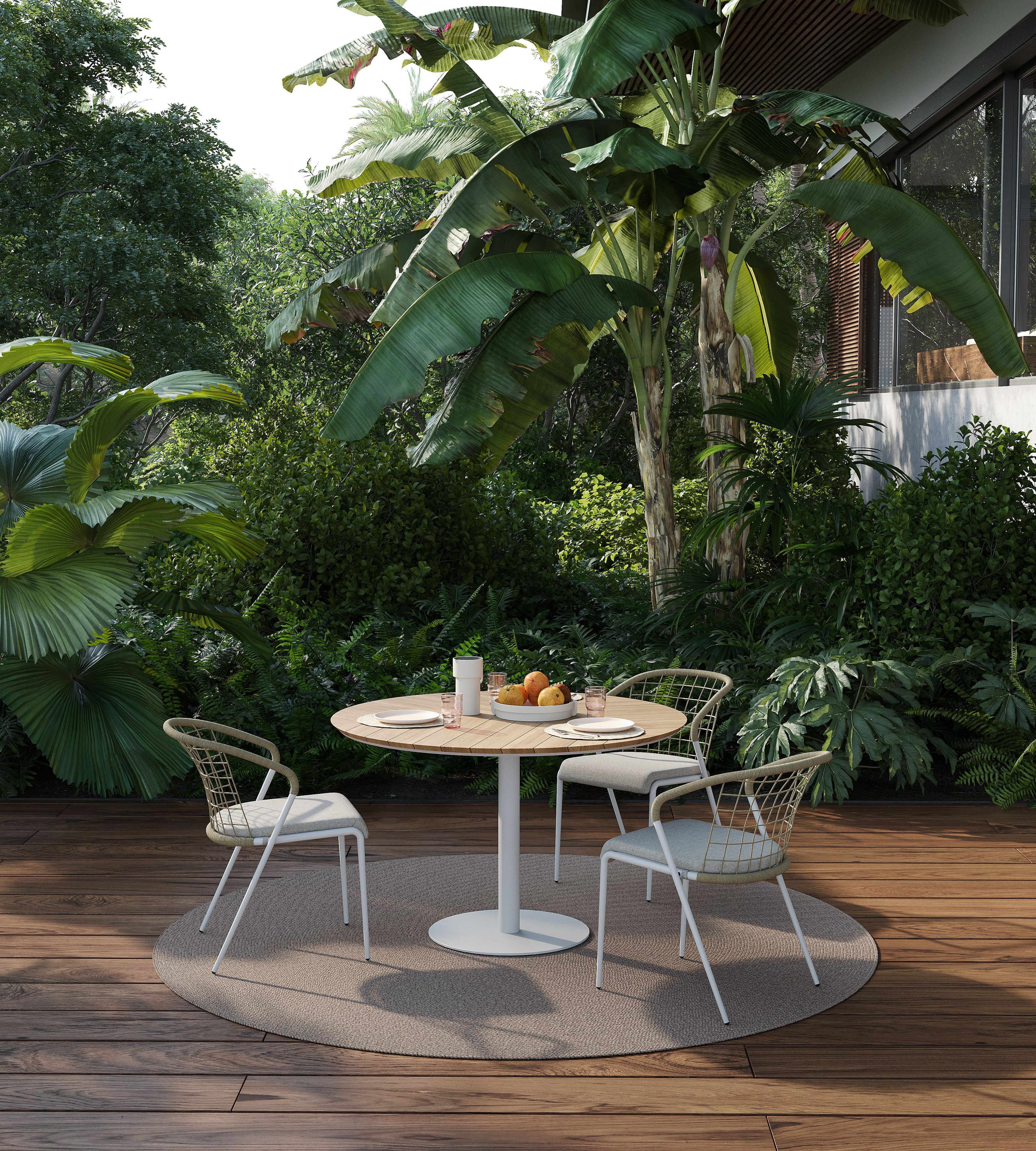 Круглый стол из тикового дерева Royal Botania ARCH-00142352 - Вид №1