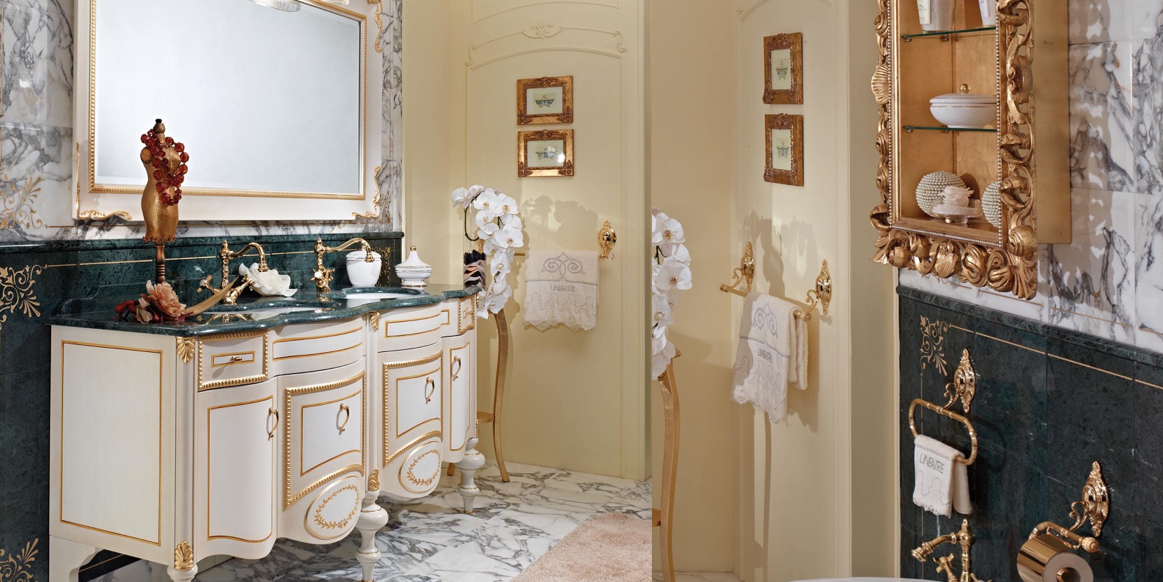 Комплект мебели для ванной 33/3 LINEATRE Versailles 333 - Вид №1