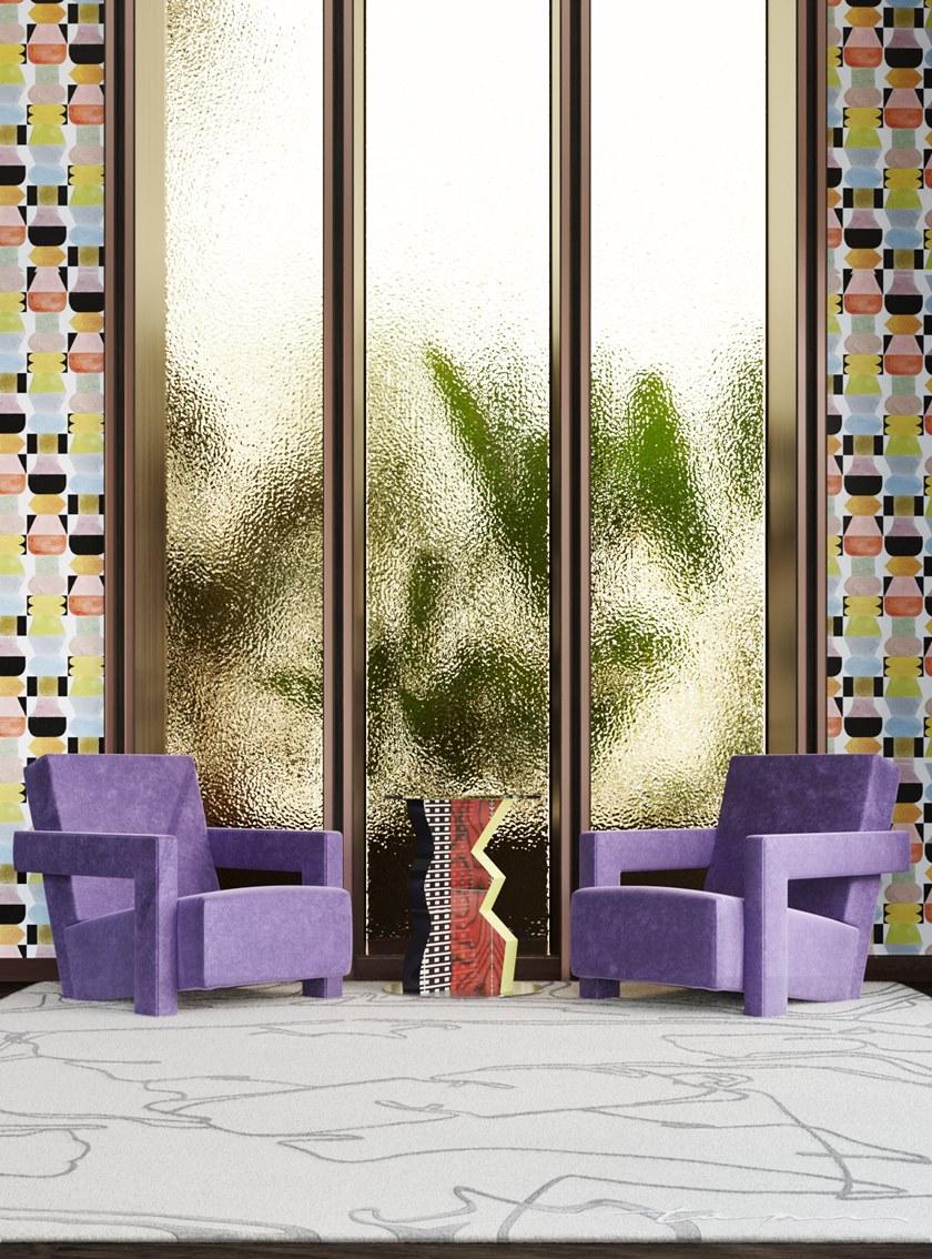 Tapis Rouge Прямоугольный коврик ручной работы Val camonica Tr 1715 - Вид №4