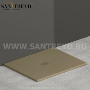 DT100PA Душевой поддон 100x80 керамический Globo