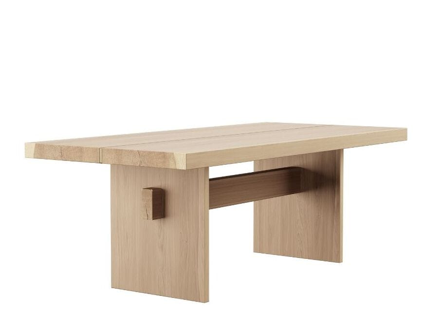 Прямоугольный обеденный стол из дуба NORD ARIN Beams ARCH-00056014