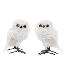 T 75205 Сова мех, 16,5 см, белый, в ассортименте (цена за 1 шт) GOODWILL Santreyd 