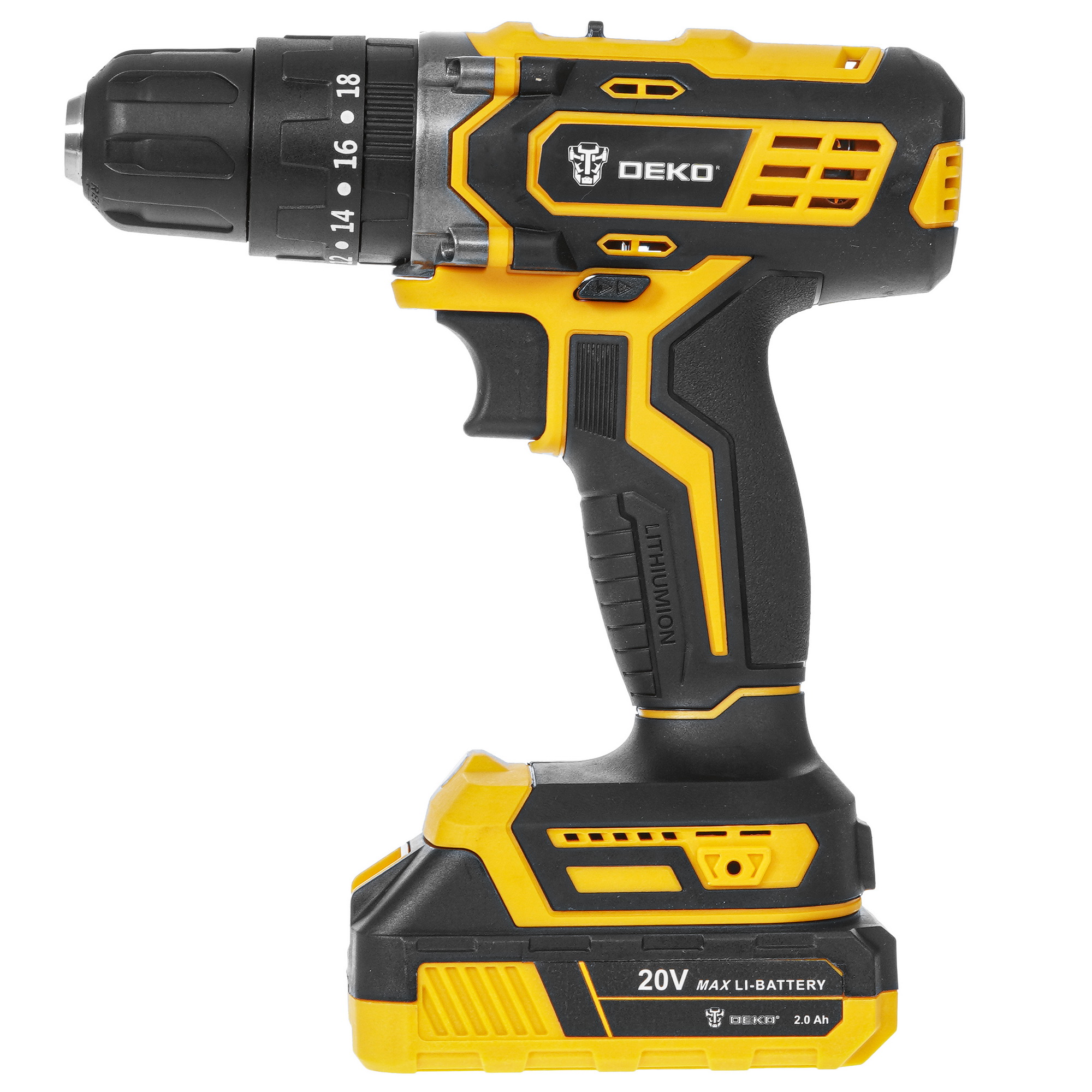 Дрель-шуруповерт DEKO DKCD20 Impact SET 3 9070191 STDN-0031839