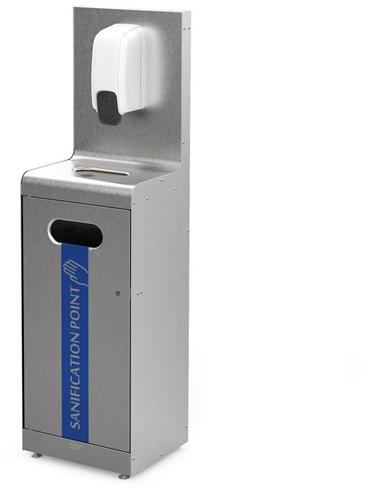 Metalco Дозатор дезинфицирующего средства для рук со стальной корзиной Sanification point sun-id-1407702 - Вид №5