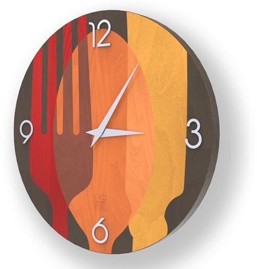 LIGNIS® Настенные часы из инкрустированного дерева Dolcevita objects 10.153 / 10.075 - Вид №1