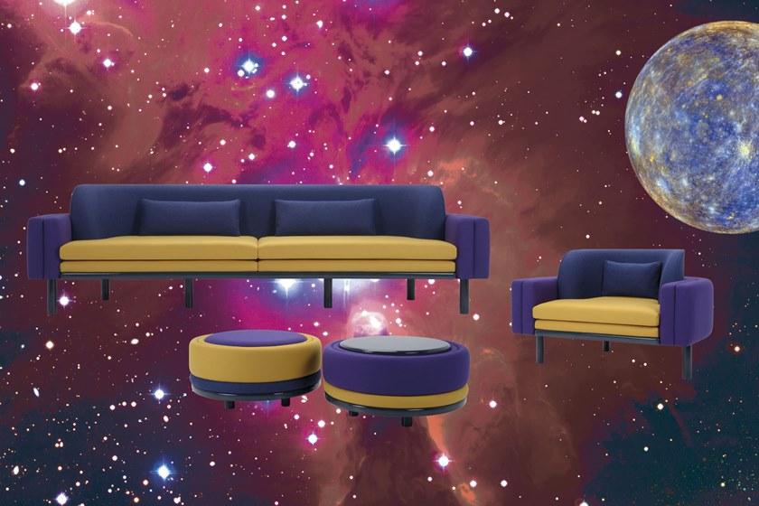 Adrenalina Кресло из ткани с подлокотниками Mercury sun-id-1478259 - Вид №7