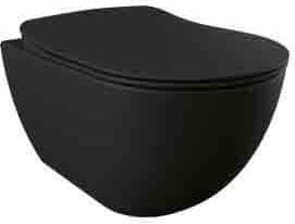 FE322-11SM00E-0000 FREE Унитаз подвесной безободковый ЧЕРНЫЙ МАТОВЫЙ Creavit Free