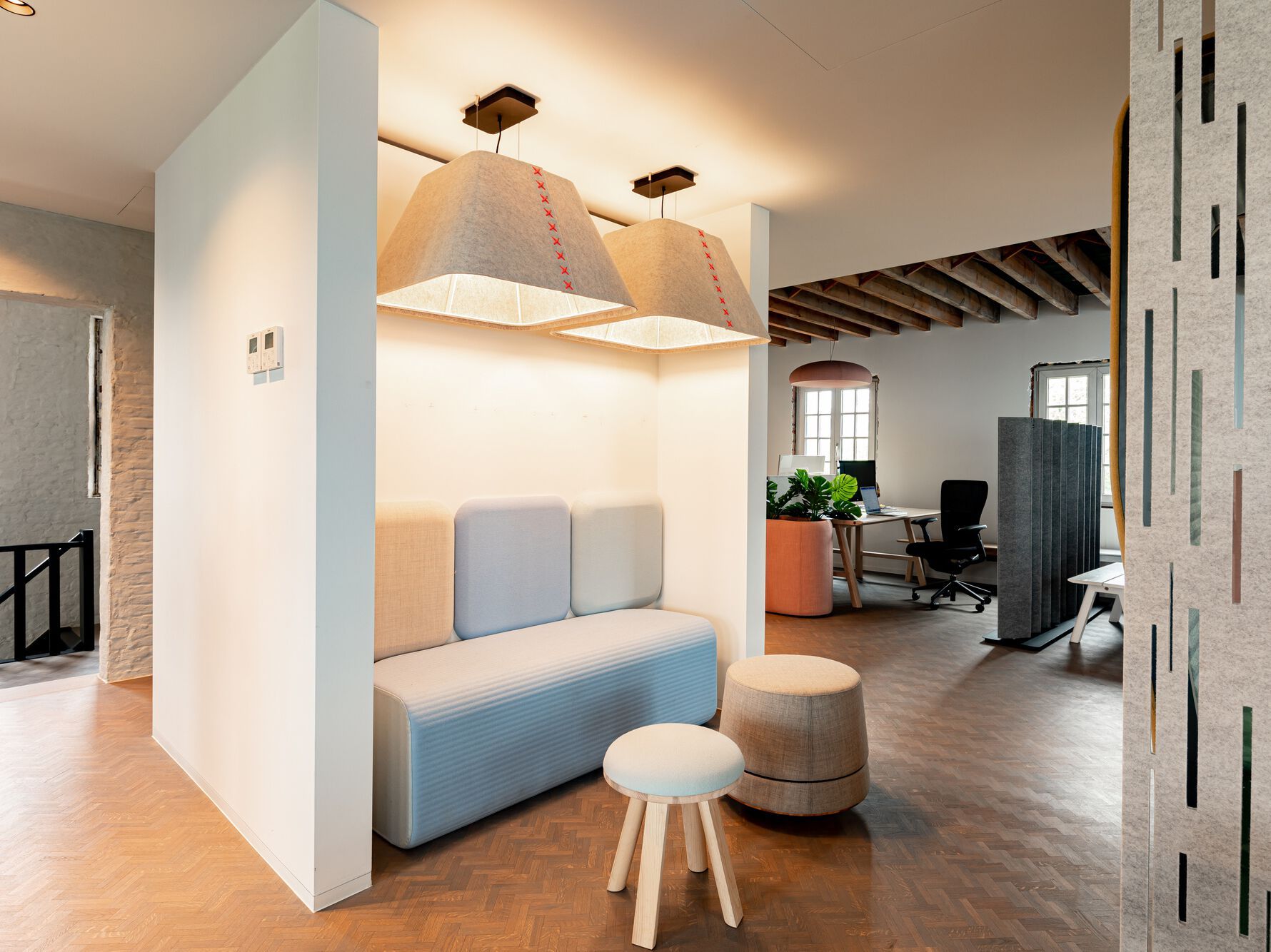 Акустическая ткань подвесной светильник BuzziSpace BuzziShade ARCH-00107896 - Вид №1