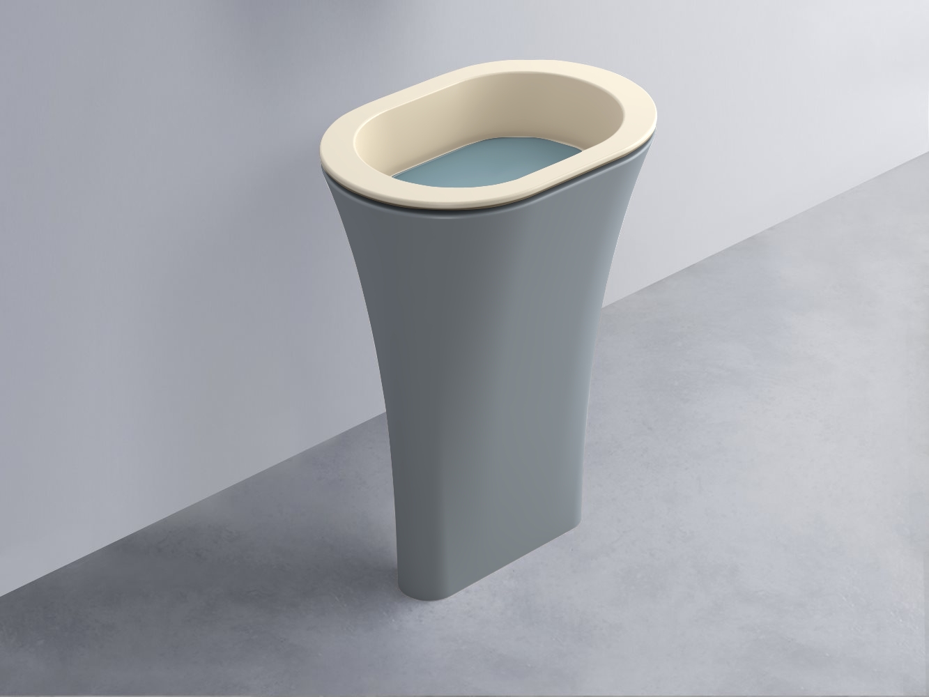 AMLA65-LN+AMPILO-PL+AMCOLO-BR Раковина Amedeo Ovale отдельностоящая cielo Enjoy + Amedeo Ceramica Cielo