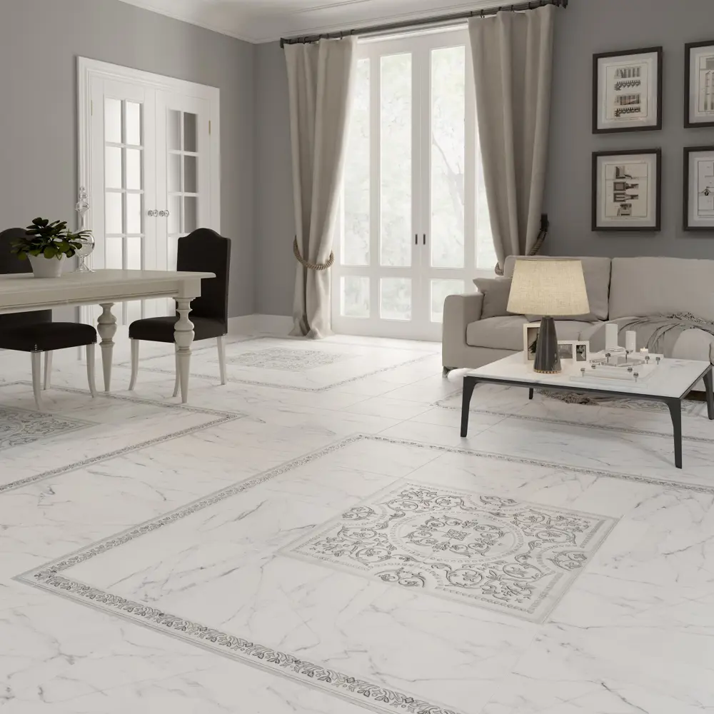 Бордюр LB Ceramics Бьянка Каррара для элегантной отделки пола 88295562 STLM-0945849 - Вид №4