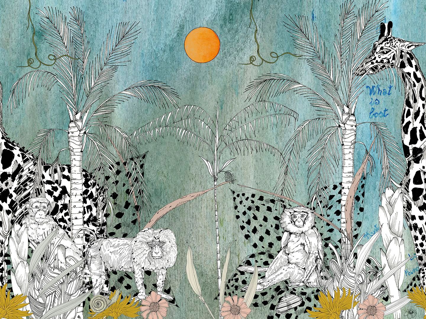 Обои с поддержкой d. ecodura™ Wall&decò Современные обои 2024 ARCH-00027358 - Вид №2