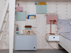 Деревянный шкаф для хранения для детских комнат