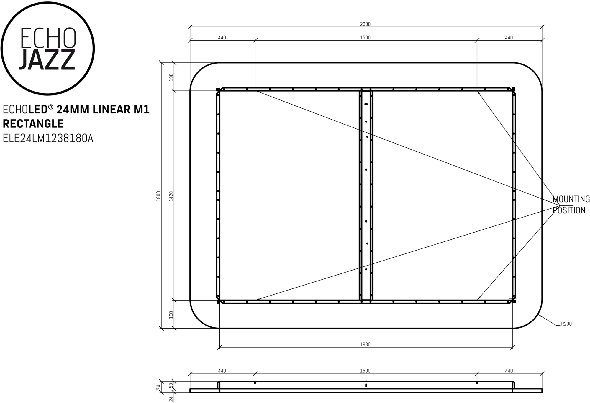 ECHOJAZZ Подвесная акустическая панель со встроенной подсветкой sun-id-1443658 - Вид №8