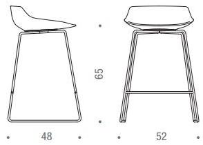MDF Italia Табурет-санки с подставкой для ног Flow sun-id-1445898 - Вид №4