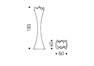 Вешалка для одежды из полиэтилена Cattelan italia занавес ARCH-00038161 - Вид №3