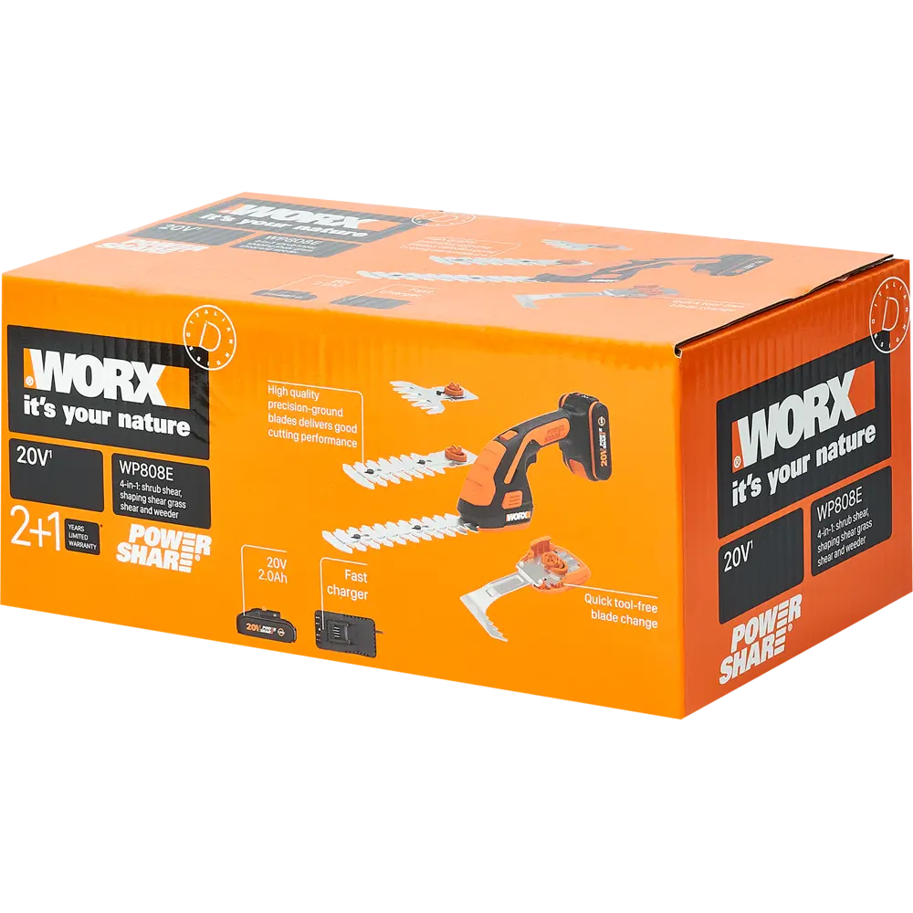 WORX WP808E — универсальные аккумуляторные ножницы для сада 83739403 STLM-0044170 - Вид №16