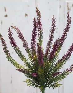 1711 222 a3 Искусственный куст эрики, 7 цветов, 32 см, темно-фиолетовый H-andreas