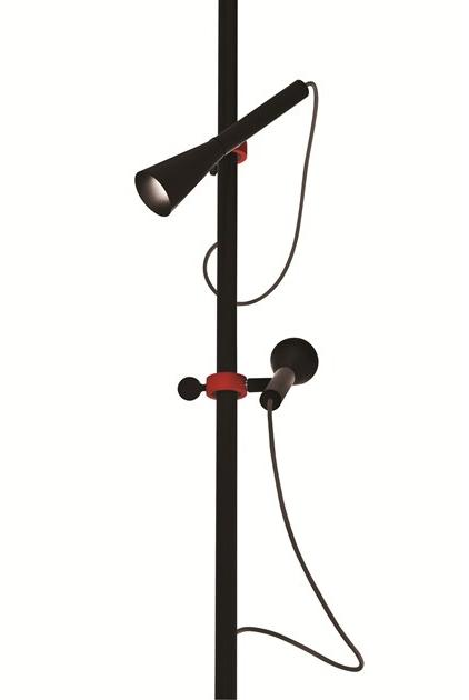 Martinelli Luce Лампа протянута между потолком и полом с регулируемым светом Colibrì 2292/ne Colibri - Вид №1