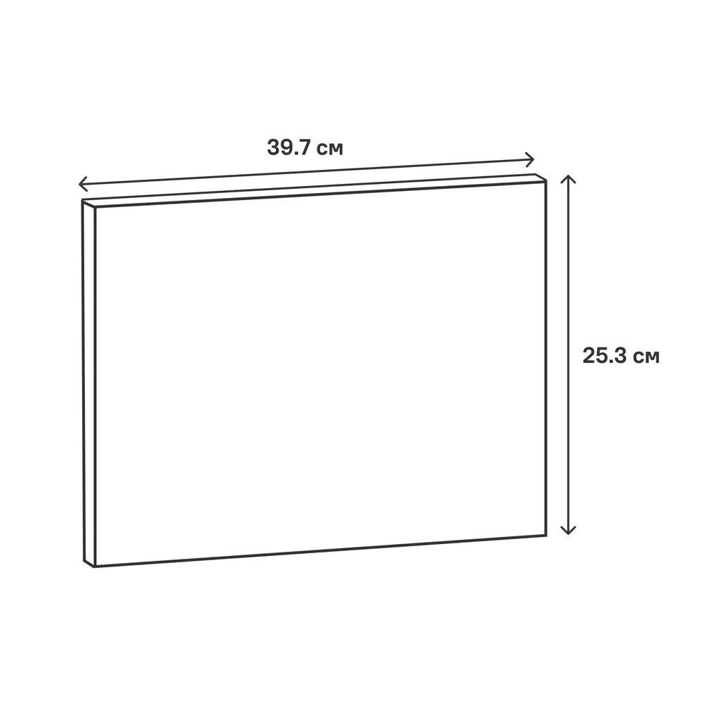 Фасад кухонный DELINIA ID Аша белый глянцевый 39.7x25.3 см 82011153 STLM-0880954 - Вид №10