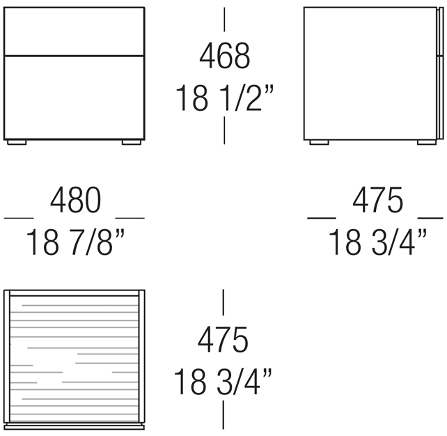 MisuraEmme Прямоугольная тумбочка из дуба Misuraemme sun-id-1492237 - Вид №6