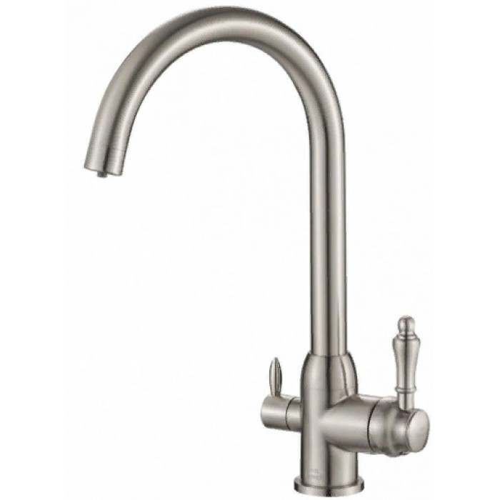 Steel Hammer SH 723 SATIN Смеситель для кухни Zorg 383x276  - Вид №1