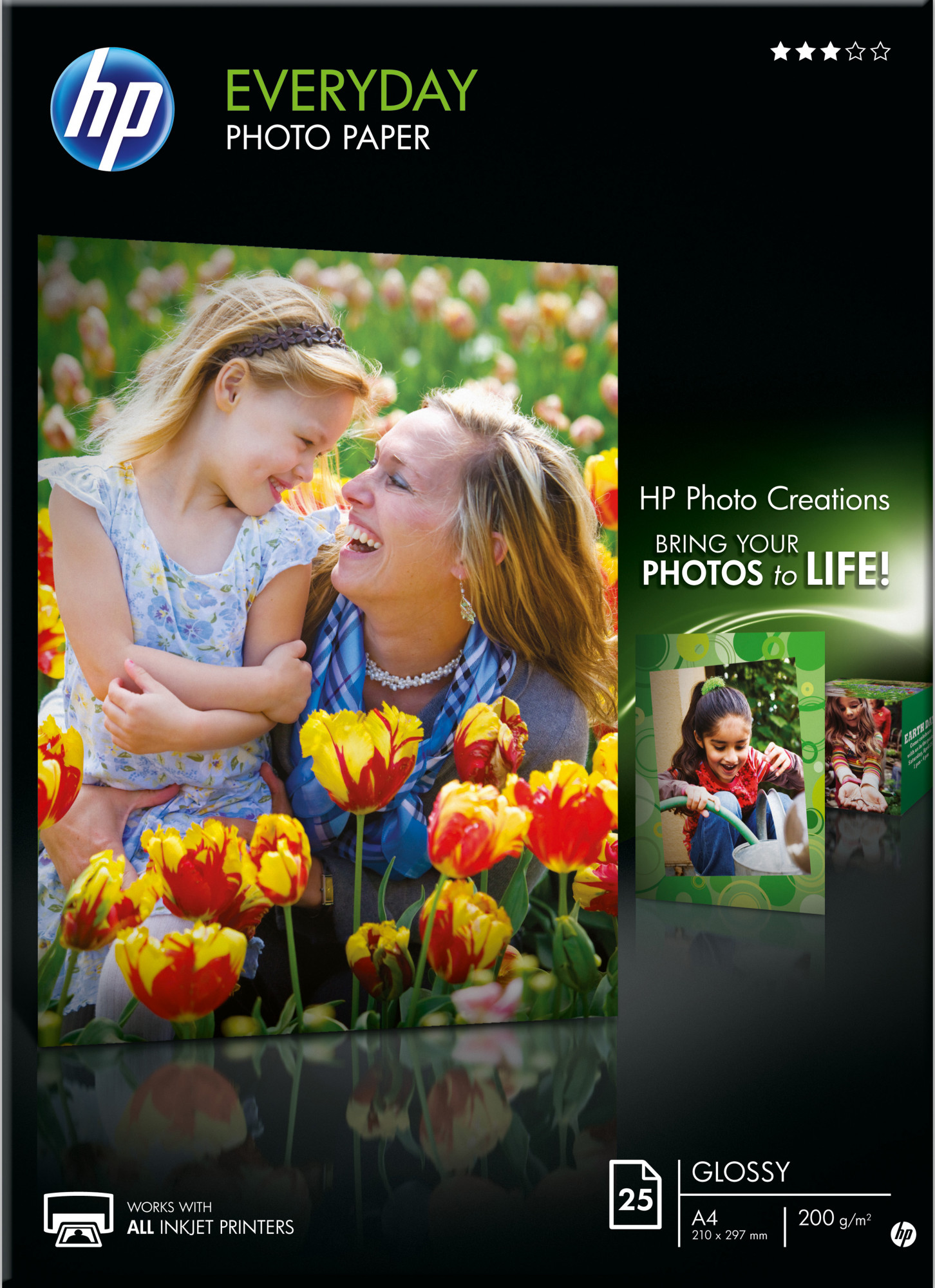 Q5451A everyday glossy photo paper-25 sht/a4/210 x 297 mm HP Santreyd 