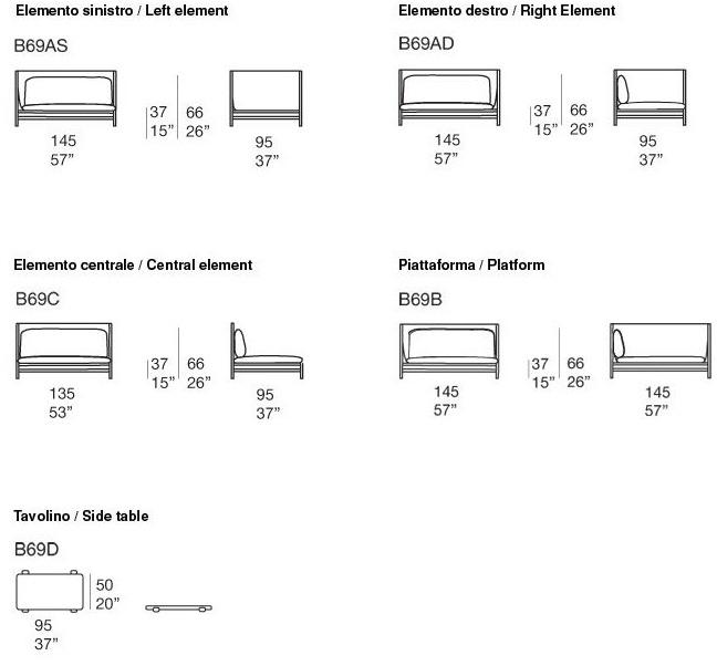 Paola Lenti Угловой диван Canvas sun-id-1394623 - Вид №8