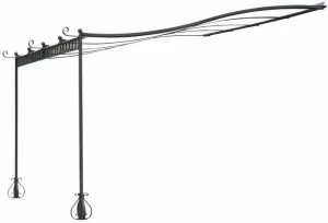 Unopiù Пристроенная пергола из железа Tibisco