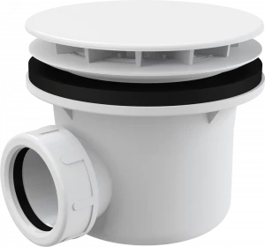 Сифон для душевого поддонa, белый