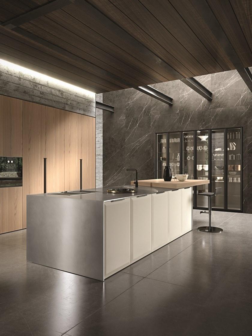 Aster Cucine Деревянная кухня с островом Brera academy sun-id-1409229 - Вид №3