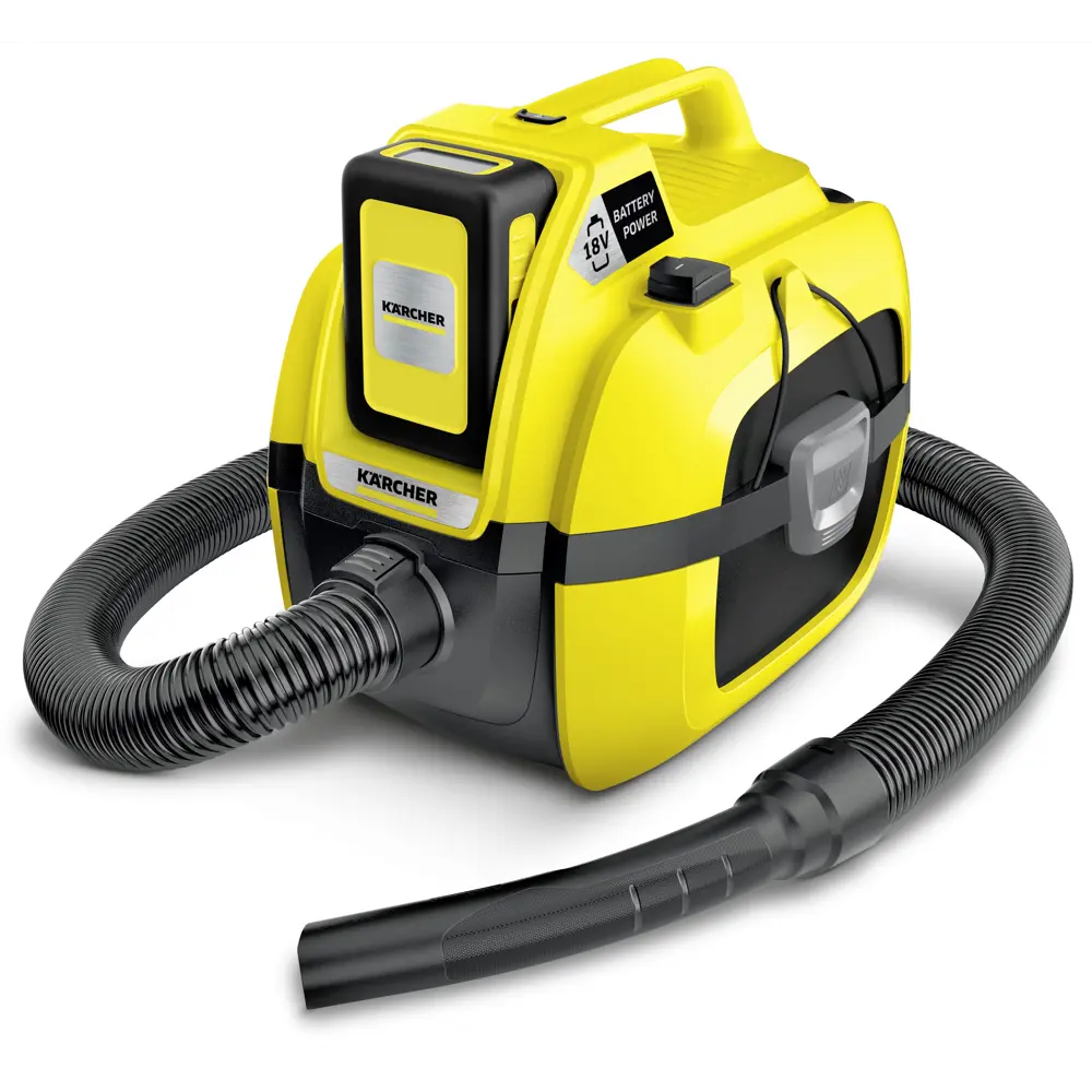Пылесос Karcher WD1 Compact Battery Set, 230 Вт, 7 л 82114286 STLM-2145148 