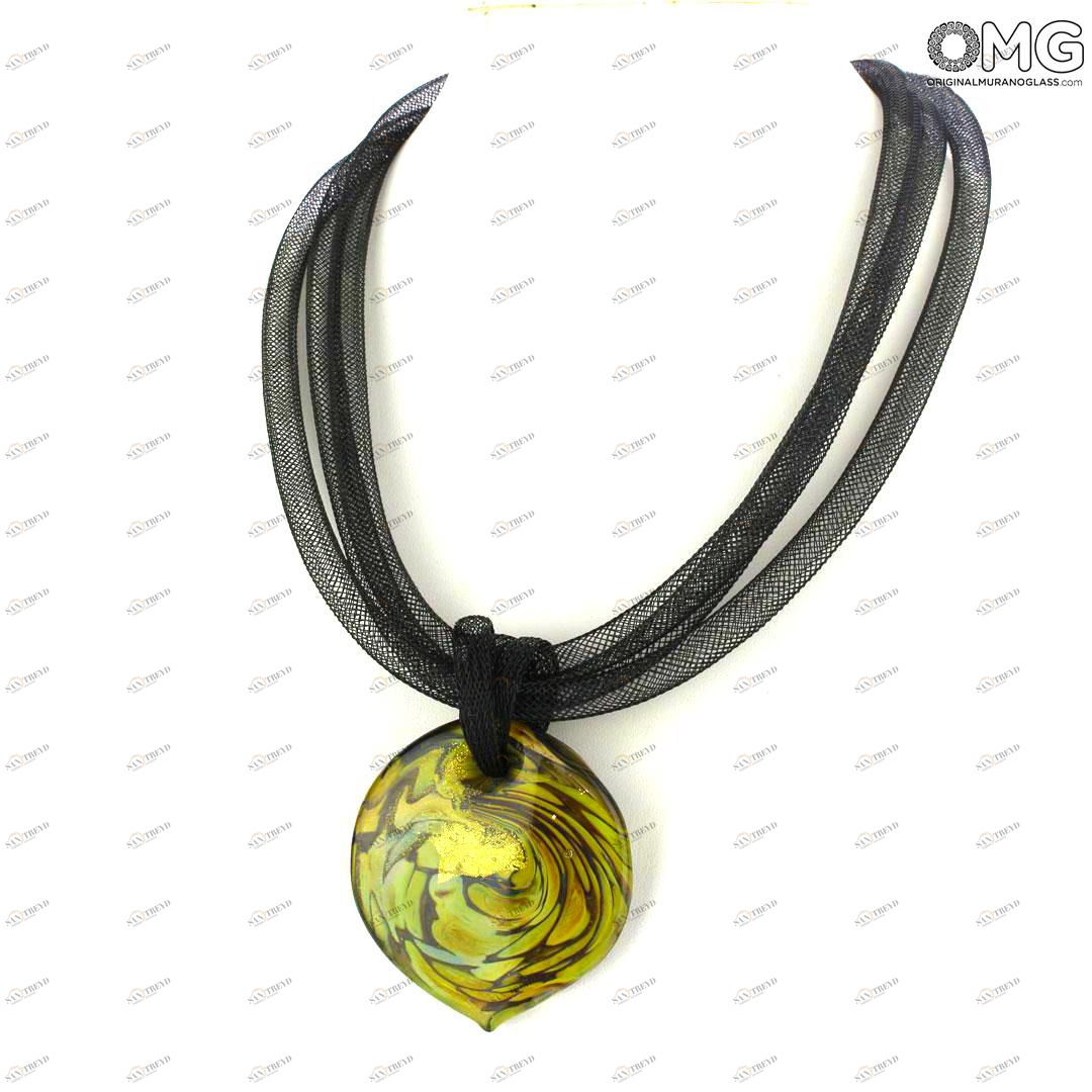4757 ORIGINALMURANOGLASS Ожерелье с венецианскими бусинами Zattere 100 см 