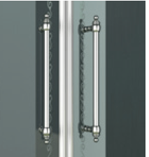 Душевая дверь в нишу CEZARES RETRO-A-B-1-90-CP-Cr-L - Вид №1