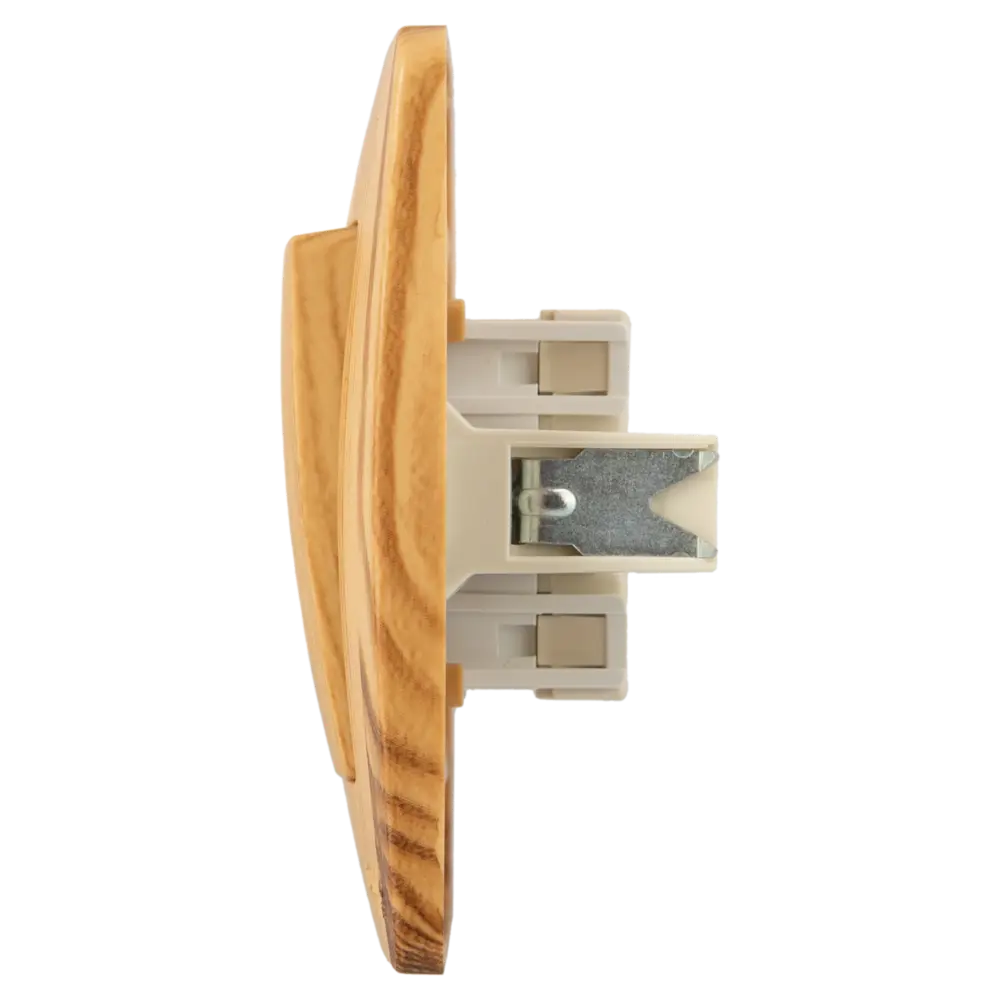 Переключатель одноклавишный Systeme Electric Blanca с рамкой, цвет ясень 84502368 STLM-0050691 - Вид №3