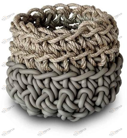 Neò Корзина из конопли и неопрена Canapa Hd4