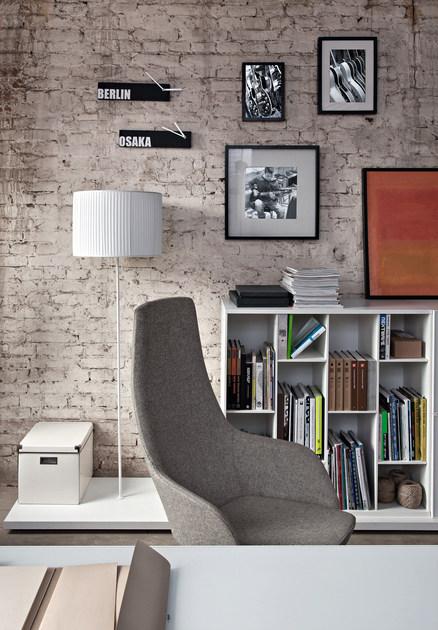 Sinetica Регулируемое по высоте кресло для руководителя из кожи с 5 спицами и высокой спинкой Captain sun-id-1454172 - Вид №5