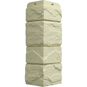 Угол Dacha слоистый камень 406x19.5 мм светло-желтый