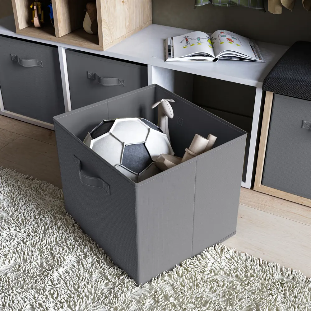 Spaceo Granit — складной короб для систем хранения Kub 31×31×31 см 81990647