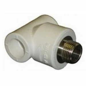 Тройник комбинированный (нар.рез.) 25-3/4 Grise PP-R