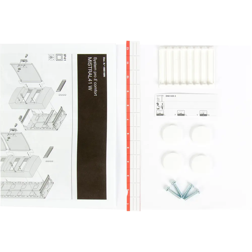 Щит распределительный навесной АBB Mistral 41 12 модулей IP41 пластик ABB STLM-2127214 - Вид №4