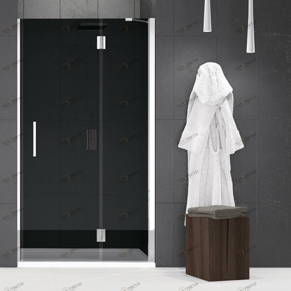 Двери в нишу 111 см LOUVRE G Novellini LOUVRE дымчатые серые LOUVRG110LS58KLOUVRG110LD58K