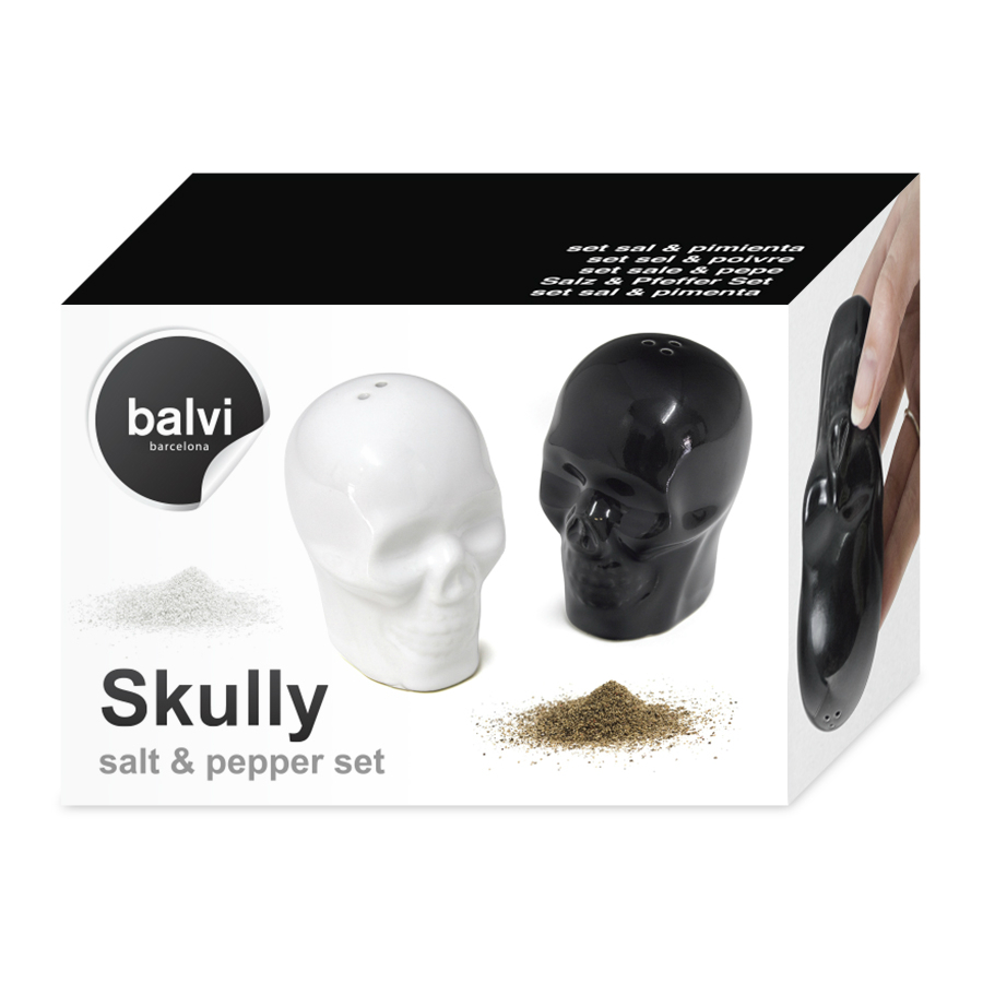 26752 Солонка и перечница skully Balvi  - Вид №3