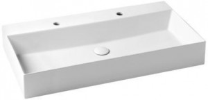 ELLP102450QD Подвесная раковина настенная прямоугольная Azzurra Ceramica Elegance белая