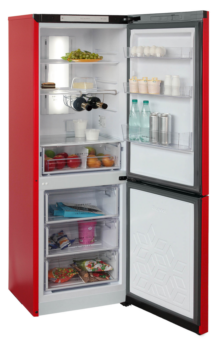 9185843 Холодильник с морозильником   Бирюса H920NF красный STDN-0075589 - Вид №5