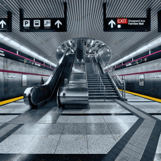 8-996-Subway Фотообои Komar Vol.15 3.68х2.54 м 8996SUBWAY