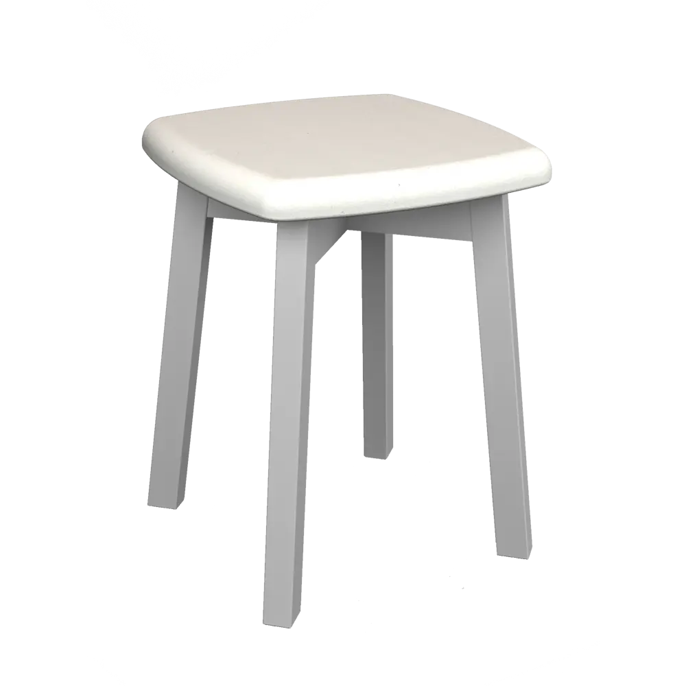 Сиденье для табурета Гавр Delinia 36.5x36.5x4 см мягкое цвет белый STLM-2111717 - Вид №2