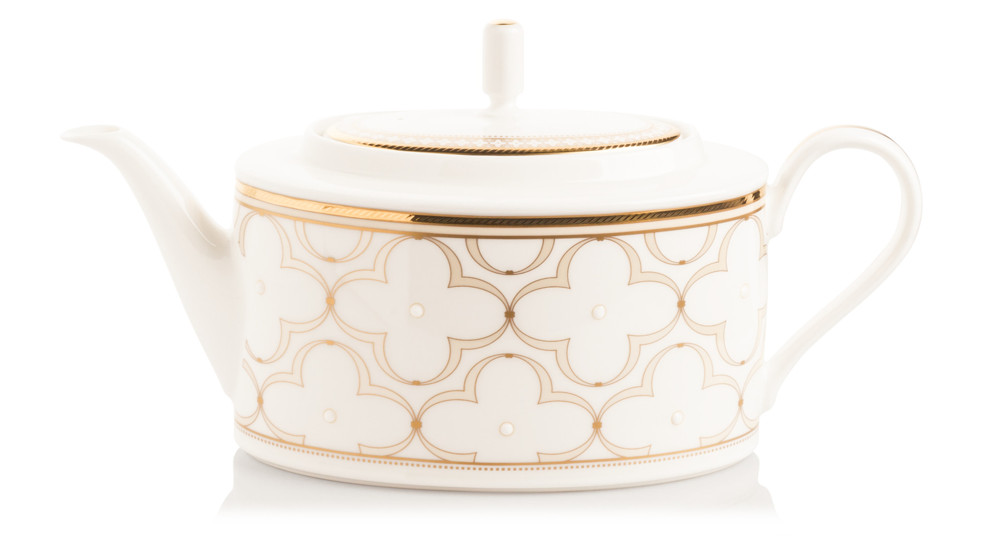10655076 Noritake Сервиз чайный Noritake "Трефолио,золотой кант" 6/20 Фарфор костяной  - Вид №2
