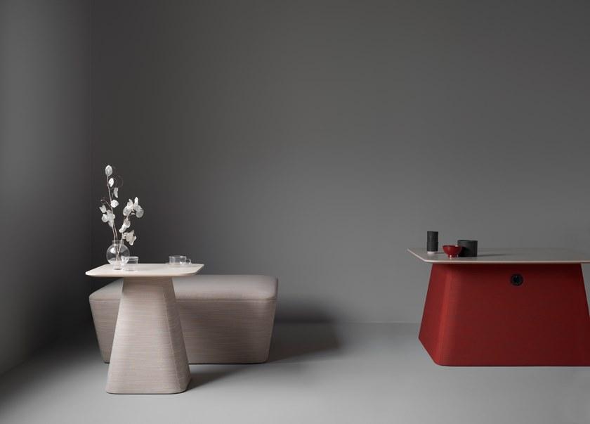 Offecct Квадратный журнальный столик из дерева и ткани Osaka sun-id-1350609 - Вид №6