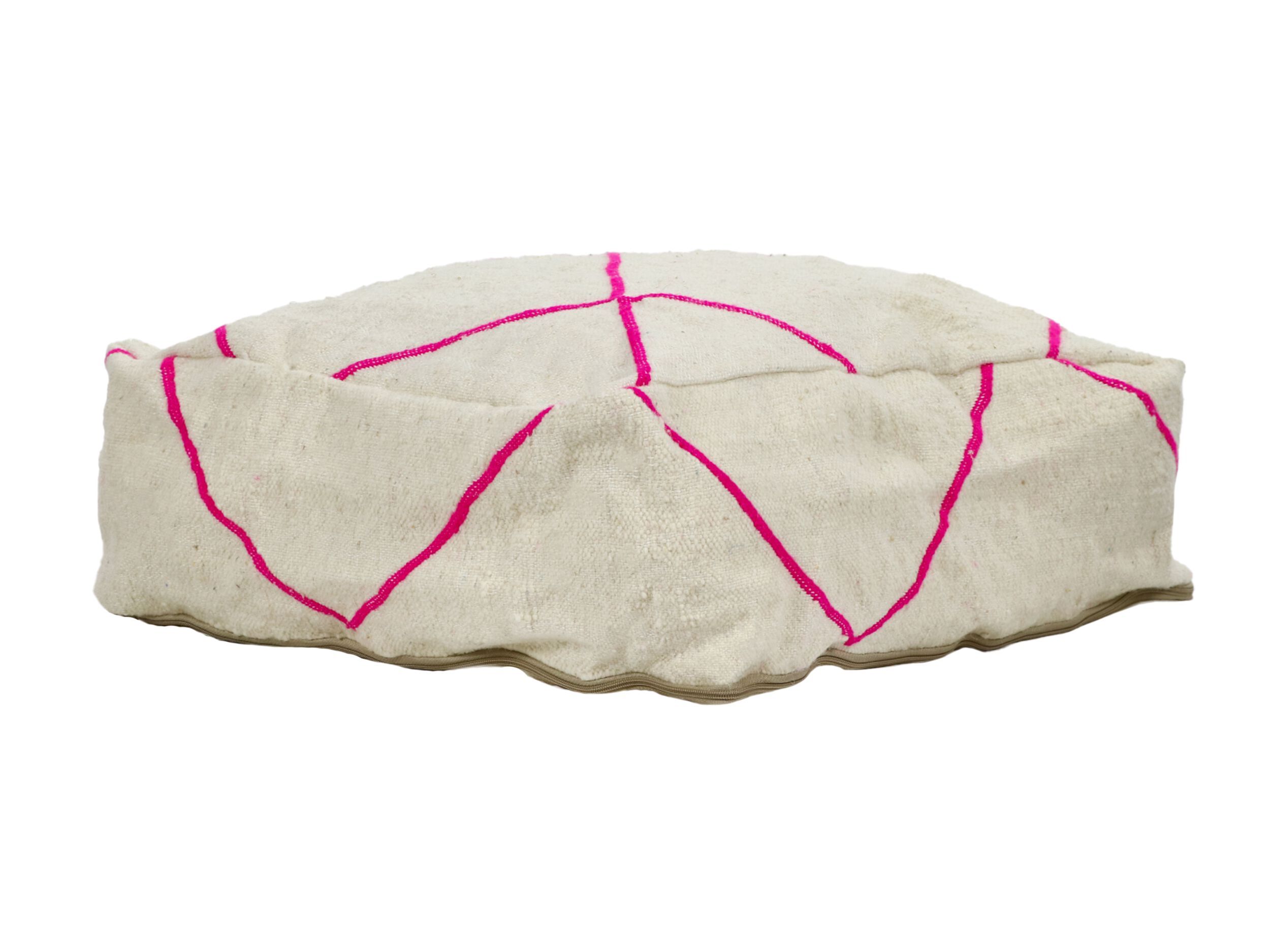 Квадратный шерстяной пуф POMAX KELIM ARCH-00056000