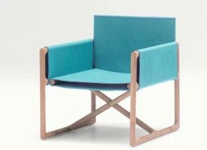 Paola Lenti Раскладное садовое кресло с подлокотниками Portofino B95b